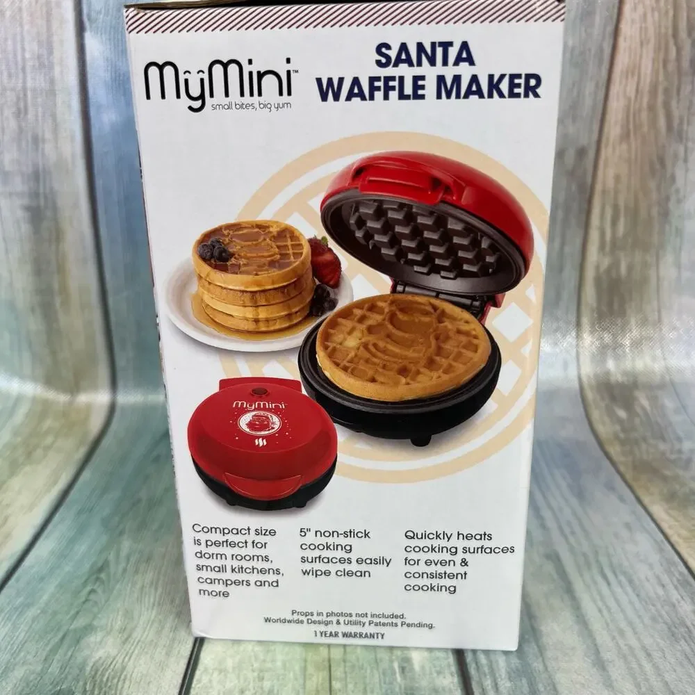 My Mini Santa Waffle Maker Christmas NEW 5